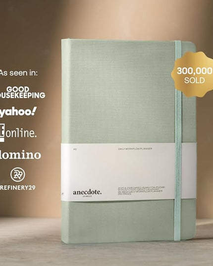 Anecdote 2026-2027 Planner: A Monthly, Weekly & Daily Planner with Calendar | 8.5" x 5.2" | Hardcover To-Do List Organizer, Planning Your Success, Start Anytime, Achieve Productivity Goals (Dutch Blue)