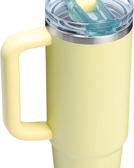 STANLEY Quencher ProTour Flip Straw Tumbler with Leakproof Lid | Built-In Straw & Handle | Cupholder Compatible for Travel | Insulated Stainless Steel Cup | BPA-Free