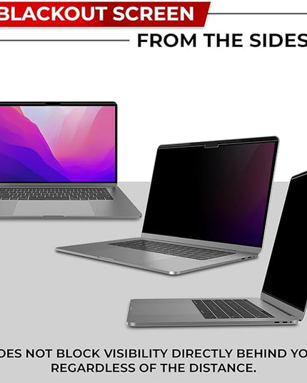 SightPro Magnetic Privacy Screen for MacBook Air 13 Inch (2018, 2019, 2020, 2021, M1) Removable Laptop Privacy Filter Shield and Protector