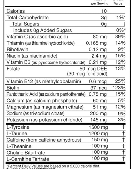 SNEAK Energy Drink Powder | Neon Punch | No Sugar. No Nasties. Just Natural Caffeine, Focus-Boosting Nootropics | 40 Servings
