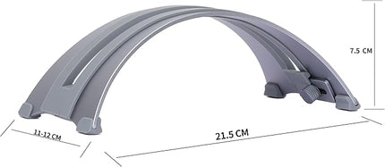 Adjustable Vertical Laptop Stand - 6061 Aluminum, CNC Precision, Anodized Finish, Fits All Laptops Including 17-inch, Ventilated Design, Anti-Slip Silicone Pads, ARC Shaped Stands