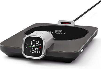 Coffee Mug Warmer for Desk, Accurate 1℉ Temperature Control with Real-Time Display, Smart Mug Warmer with Auto Shut-Off & Cup Sensing, Ideal Gifts for Women and Men