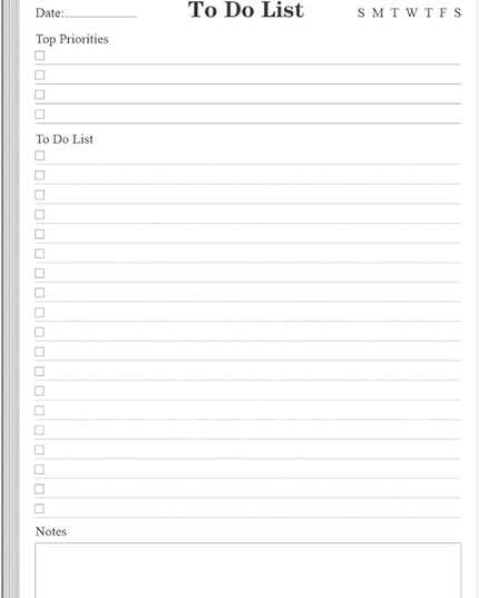 Yaridar To Do List Notepad - A5 Undated Daily Planner, 50 Sheets To Do List Notebook for Work, Spiral Waterproof Notepad for Office Supplies, School Planner, 5.8" x 8.3"