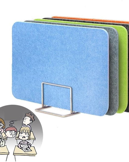Desk Privacy Divider, Acoustic Freestanding Desk Divider, Noise Reducing Desk Privacy Panel for Table Standing Sound Proof Desktop Office Classroom(Blue,90x30CM)