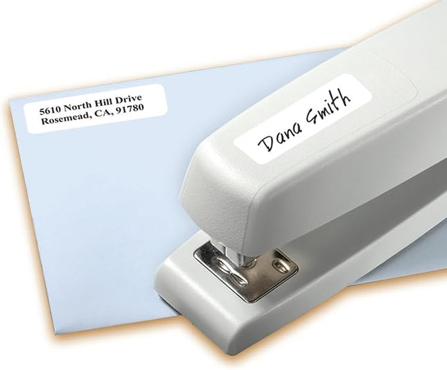 Avery Self-Adhesive Removable Labels, 0.5 x 1.75 Inches, 840 Per Pack, White Label Stickers (05422)