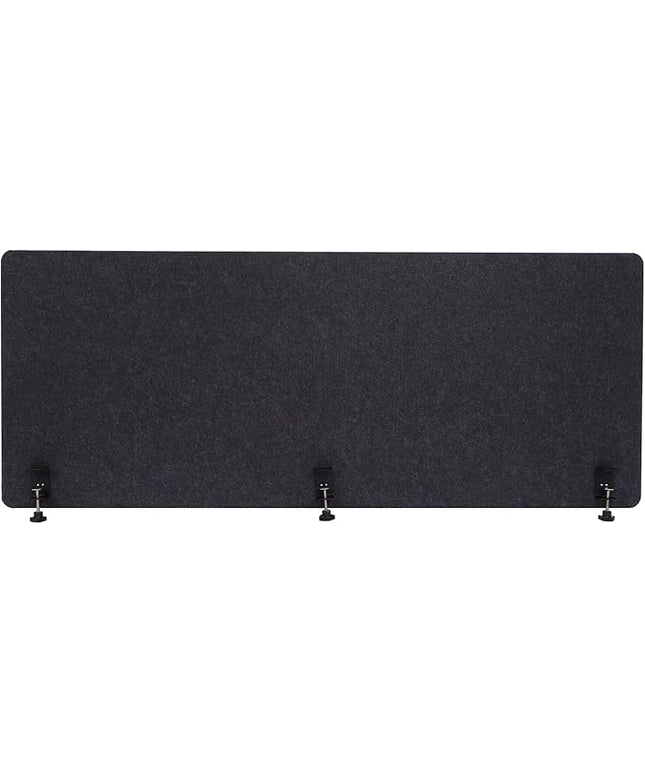 Polyester Desk Dividers, Soundproof Room Divider Office Furniture Partitions, Privacy Desk Panel with Clamps & Screwdriver, Stand Up Freestanding Desk Privacy Panel for Office Classroom(59.1" x23.8")
