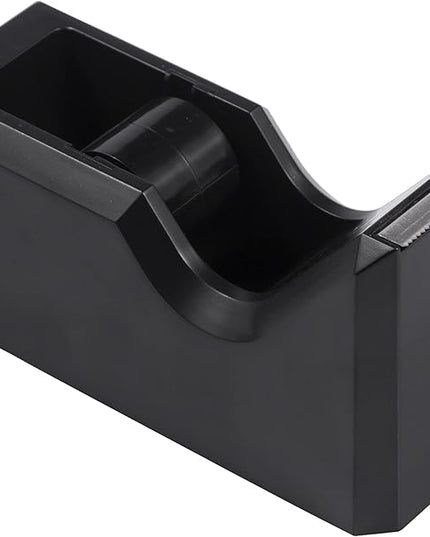 JAM PAPER Colorful Desk Tape Dispensers - Black - Sold Individually