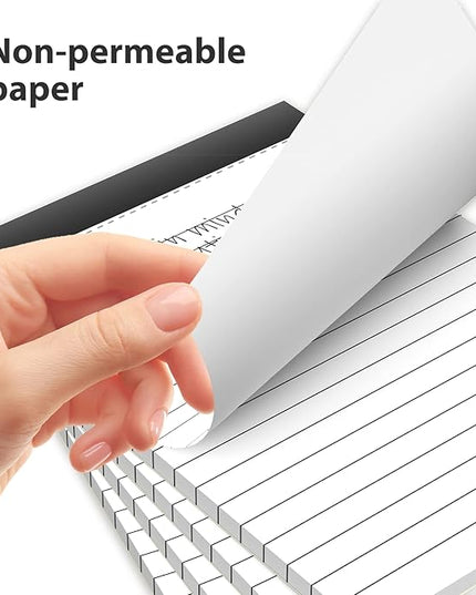 Nichela Notepad for Daily Planning and Organization of Work – 4 x 6-inches Lined Paper – Thick Bright White Paper – 30 Pages – Note Pads Ruled Pages – Pack of 8