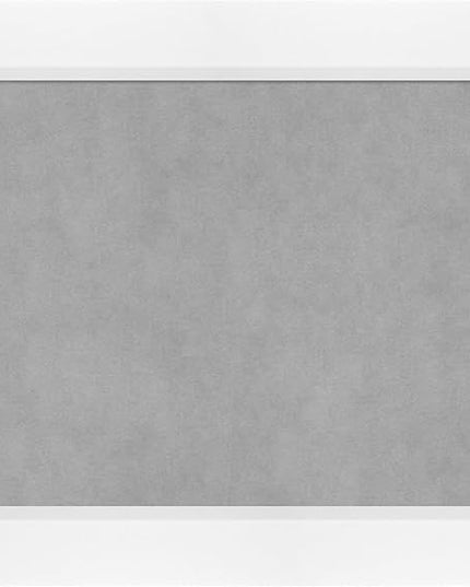 Amanti Art White Framed Magnetic Board 21x25 Small Vision Board for use with Magnets, 100% Metal Sheet to Display Items as Office Decor or for Home Organization in mudroom, Kitchen or Kids Room