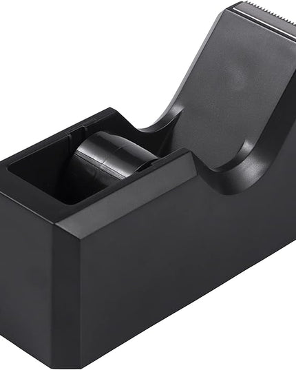 JAM PAPER Colorful Desk Tape Dispensers - Black - Sold Individually