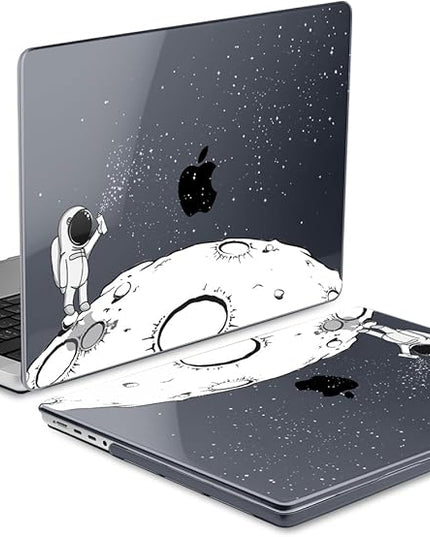 DONGKE Case for M5 MacBook Pro 14 inch 2025 2024-2021 M4 M3 M2 M1, Plastic Hard Shell Cover Compatible with A3434 A3112 A3401 A3185 A2992 A2779 A2442, Retina XDR Display & Touch ID, Astronaut