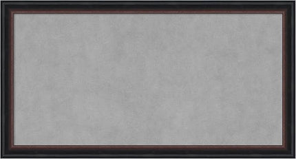 Amanti Art Black Framed Magnetic Board 14x26 Small Vision Board for use with Magnets, 100% Metal Sheet to Display Items as Office Decor or for Home Organization in mudroom, Kitchen or Kids Room