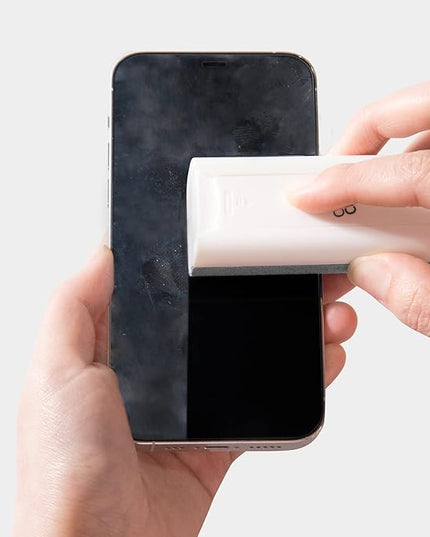 CLICK CLEAN Touchscreen Mist Cleaner, Screen Cleaner, All in One Screen Cleaner Spray with Microfiber and Phone Stand for All Phones, Laptop and Tablet Screens (Grey)