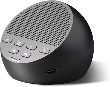Portable Rechargeable Sound Machine White Noise Machine with 30 Soothing Sounds for Baby Kids Adults 32-Level Vol 4 Timer Brown Noise Sleep Sound Machine for Travel Office Privacy Home