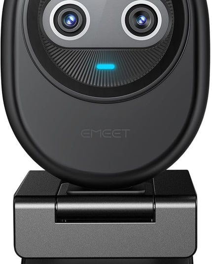 EMEET Piko 4K Webcam for Streaming, World’s 1st Dual-Camera AI-Powered 4K Camera w/AI Autofocus, 3 Mics Array&3 Sound Modes, USB Webcam with Clip, Great for Streaming, Desk Setup