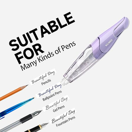 KILINEO Refillable Retractable White Correction Tape, Pen Shaped White Smooth Pull Out Japanese Aesthetic Cute Correction Tape for Office Supplies, 3 PCS (ZH-99)