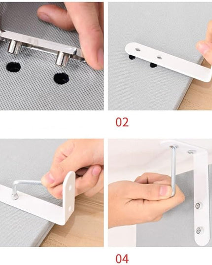 Desk Privacy Divider, Desk Divider Sound Proof Dividers Privacy Shields for Under The Table Privacy Panels for Students and Office Divider(Beige,120X40cm)