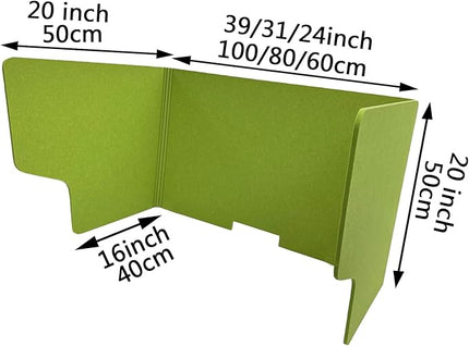 Acoustic Desk Dividers Foldable Privacy Screens 2Pack Portable Partitions Ideal for Office Classroom & School Customizable Soundproofing Solutions