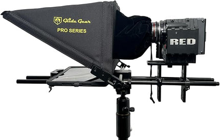 Glide Gear TMP 750 Teleprompter – All Camera & Smartphones, Tablets – 17" Glass, Hard Case, No Assembly