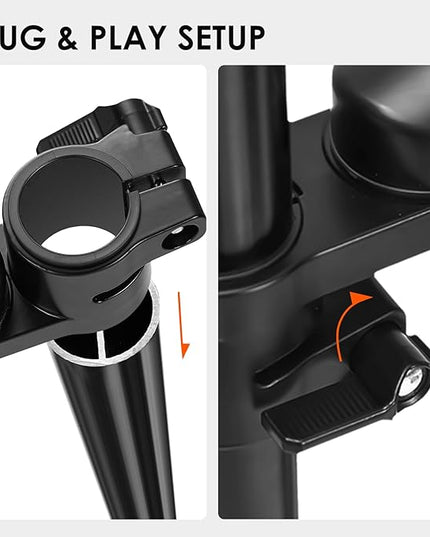 TARION Modular Desktop Camera Mount - 19"/48 cm DSLR Desk Arm with 1/4" Screw Ballhead 360 Degrees Adjustable - Compatible with 35 mm Rods - Titanrig Arm Z