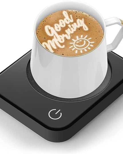 ANBANGLIN Coffee Mug Warmer, Smart Cup Warmer for Desk, 3 Temperature Control & Auto Shut Off, Electric Cup Warmer for Heating Milk,Tea,Beverage,Candle (Black-No Mug)