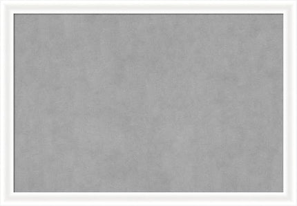 Amanti Art White Framed Magnetic Board 27x39 Large Vision Board for use with Magnets, 100% Metal Sheet to Display Items as Office Decor or for Home Organization in mudroom, Kitchen or Kids Room