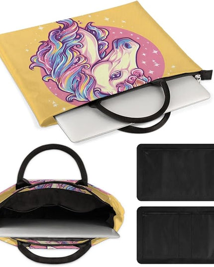 Hsnar 15.6 Laptop Case Briefcase Handbag with Accessory Pocket Slim Laptop Bag Laptop Sleeve