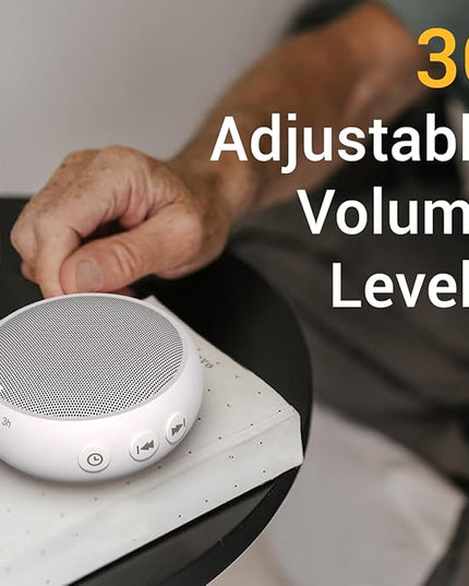 SoundMe Pink Noise Machine Sound Machinie with 30 Soothing Natural Sounds 36 Volume Portable Travelfor Sleeping Brown Noise Machine for Baby Kids Adults Noise Canceling Machine for Office Privacy