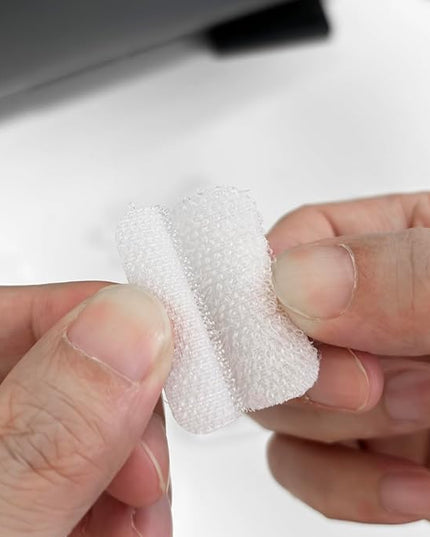 32 Write On Wire Labels - White, 1.2" x 0.63" for Electronics & Computers Cable Management