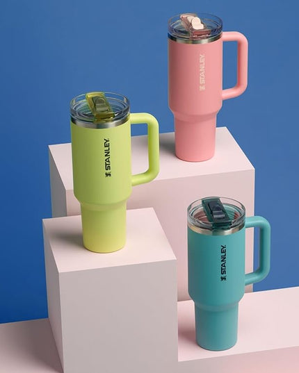 STANLEY Quencher ProTour Flip Straw Tumbler with Leakproof Lid | Built-In Straw & Handle | Cupholder Compatible for Travel | Insulated Stainless Steel Cup | BPA-Free