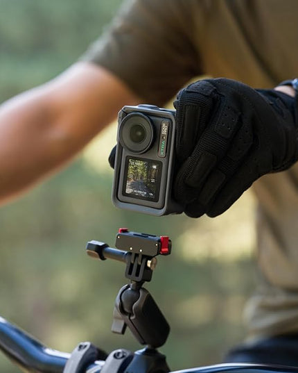Xtra Edge Pro Action Camera, 4K Vlogging Camera with 1/1.3'' Sensor, 65ft Waterproof, Night View & Stabilization for Cycling, Diving, Sports Shooting
