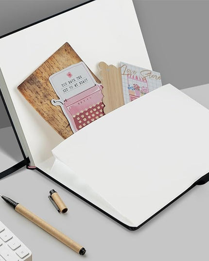 8 Pack Lined Journal Notebooks for Work, Travel, College, (A5 Size 100 GSM Thick Paper) - Classic Ruled, Hardcover Notepad for Writing 160 Pages, 5.5 x 8.3 inch - Multipack 8 Colors