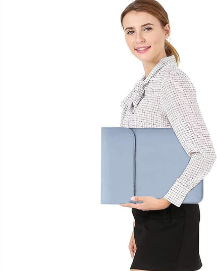 MOSISO Laptop Case 13 inch, 13 inch Laptop Sleeve Compatible with MacBook Air M4 M3 M2 M1 2025-2018 / Pro M2 M1 2025-2016, Faux Suede Leather Case with Small Bag, Air Blue