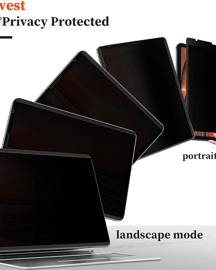 360° Magnetic Privacy Screen Protector for iPad 10.2" 9th/8th/7th Gen (2021 2020 2019), Anti Glare iPad 10.2 inch Privacy Filter, High Sensitive Bubble Free