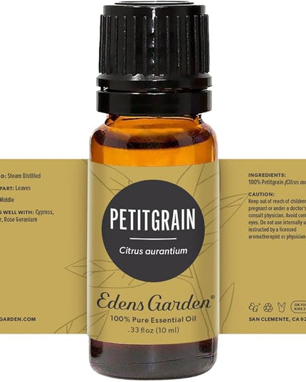 Edens Garden Petitgrain Essential Oil- 100% Pure Premium Grade, Undiluted, Natural, Therapeutic, Aromatherapy, The Best for Diffuser, Skin, Face, Humidifiers 10 ml (.33 fl oz)