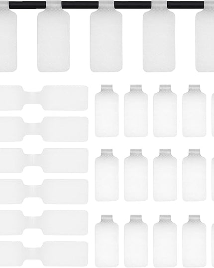 50 Pcs Cable Labels Nylon Writable Cord Tags Reusable Cable Cord Wire Labels for Electronics Office Computers Management and Identification