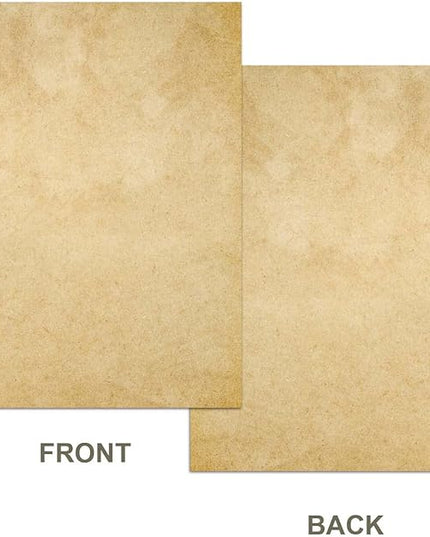 Cheericome Vintage Antique Letterhead Paper, 200 Sheets Double-Sided, 8.5" x 11", Victorian Style, Vintage Color