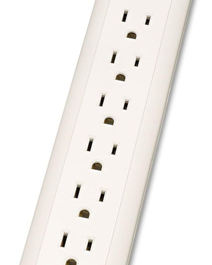 Tripp Lite Protect It! Surge Protector, 7 AC Outlets, 25 ft Cord, 1,080 J, Light Gray