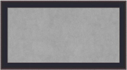 Amanti Art Black Framed Magnetic Board 15x27 Small Vision Board for use with Magnets, 100% Metal Sheet to Display Items as Office Decor or for Home Organization in mudroom, Kitchen or Kids Room