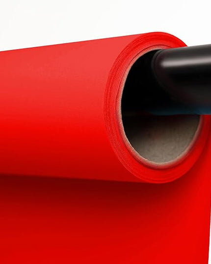 Kate Seamless Paper Backdrop Red Seamless Backdrop Paper Rolls (86''x32.8' Scarlet)