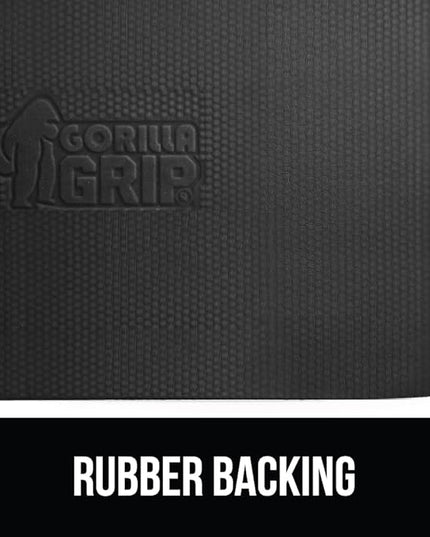GORILLA GRIP Comfortable Cushioned Kitchen Mats for Floor, 58x20, Waterproof and Stain Resistant Soft Top, 3/4 Inch Thick Ergonomic Standing Desk Anti Fatigue Mat, Foam Supports Ankles and Feet, Grey