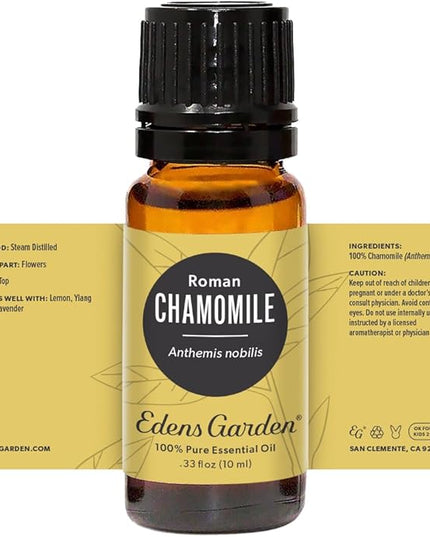 Edens Garden Chamomile- Roman Essential Oil- 100% Pure Premium Grade, Undiluted, Natural, Therapeutic, Aromatherapy, The Best for Diffuser, Face, Humidifiers, Kid Safe 10 ml (.33 fl oz)