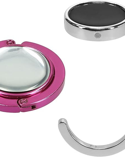 kwmobile Purse Hanger for Table (Set of 2) - Purse Hook for Table - Folding Handbag Hanger - Portable Bag Holder