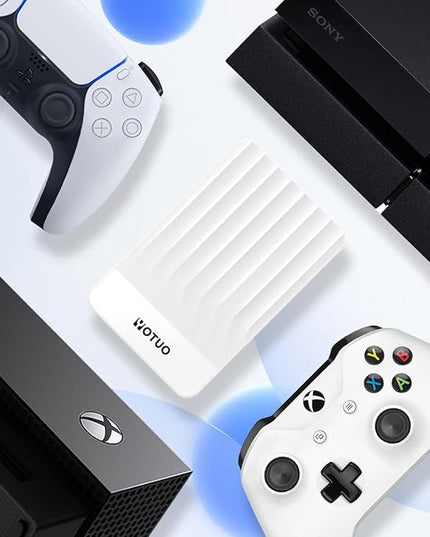 Portable External Hard Drive Storage Expansion Mobile HDD USB 3.0 for PC, Mac, Desktop, Laptop, PS4, PS5, Xbox One X/S, Xbox 360, Xbox Series X/S, Office & Game (White, 1TB)