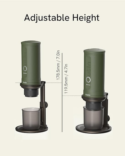 OutIn Nano Portable Electric Espresso Machine, Detachable Universal Coffee Stand