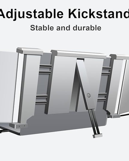 YUTOO Laptop Screen Extender, 14" Portable Triple Monitor for Laptops 315° Rotate| Plug and Play| 1080P| FHD, Laptop Monitor Extender for 13.5~16.5" Laptops, HDMI/USB-A/Type-C,for Mac/Wins/Android/Dex