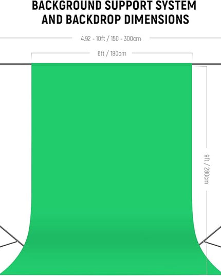 NEEWER Photography Lighting Kit with Backdrops,8.5x10ft Backdrop Stands,5700K 800W Equivalent 24W LED Umbrella Softbox Continuous Lighting,60cm Light Reflector, Photo Studio Equipment for Video Shoot