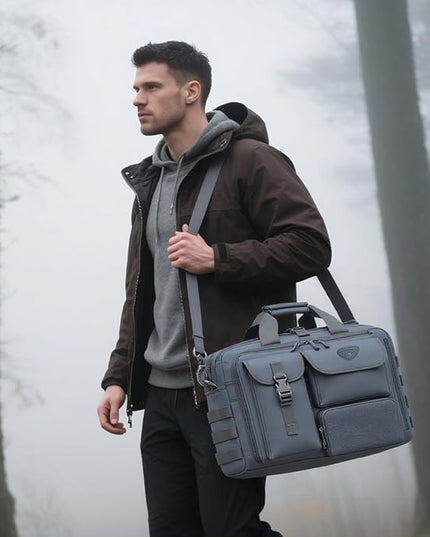 Stypos Tactical Messenger Bag Briefcase for Man Military Laptop Bag 14 Inch/15.6 Inch /17.3 Inch Messenger Shoulder Work Bag