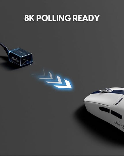 Pulsar Gaming Gears X2 Crazylight Wireless Gaming Mouse, Ultra Lightweight 1.27 oz (36g), Optical Switch, 32000 DPI, 750 IPS, XS-1 Sensor, 8k Compatible (Mini, Bruce Lee 85th Edition)