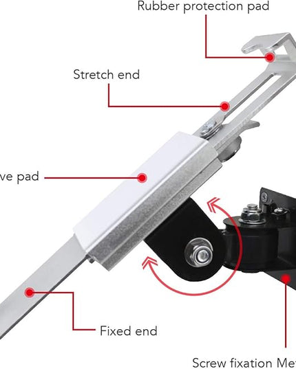 WeSTRUGGLE Tablet Wall Mount Holder with Anti Theft Lock,Rotate Design,Multi Angle,Bracket for Most 8 to 10.4 Inch,and for iPad 7.9" 8.3" 9.7" 10.2" 10.5" 10.9"& 11",Galaxy tab,& More,(Silver)